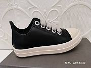 Rick Owen low lace up black - 1