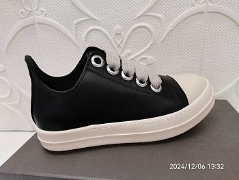 Rick Owen low lace up black