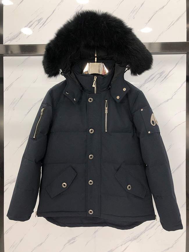 Winter Moose Knuckles Jackets Down & Parkas silver logo  - 1