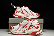 Balenciaga runner red and white  - 3