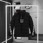 Moose Knucle logo  Quilted Jacket In Black - 5