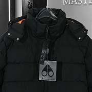 Moose Knucle logo  Quilted Jacket In Black - 4