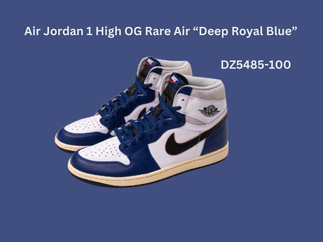 Air Jordan 1 High OG Rare Air “Deep Royal Blue” - DZ5485-100 - 1