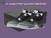 Air Jordan 4 Retro Fear pack new version (2024) -  FQ8138-002 - 1