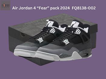 Air Jordan 4 Retro Fear pack new version (2024) -  FQ8138-002
