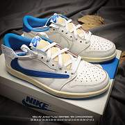 Air Jordan 1 Retro Low OG SP Fragment x Travis Scott Sail Military Blue - DM7866-104 - 3
