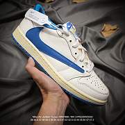 Air Jordan 1 Retro Low OG SP Fragment x Travis Scott Sail Military Blue - DM7866-104 - 6