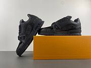 Louis Vuitton LV trainer full black  - 5