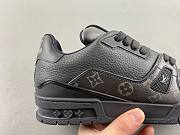 Louis Vuitton LV trainer full black  - 6
