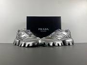 prada loafer silver  - 6