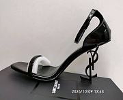 YSL sling black high heels -real photos from our stock - 4
