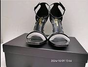 YSL sling black high heels -real photos from our stock - 3