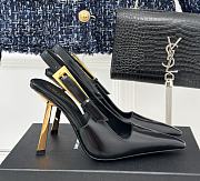 Saint Laurent 24ss new catwalk high-heeled pointed sandals - 1