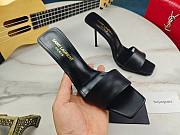 YSL stiletto black sandals - 1