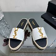 YSL spring gold letter logo sandals  - 1