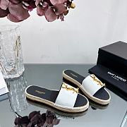 YSL spring gold letter logo sandals  - 2