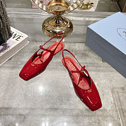 Prada slingbac red sandals - 3