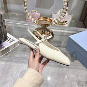 Prada slingback white sandals - 6