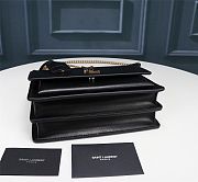 YSL Sunset Medium  black color Size  22 x 8 x 16 cm  - 6