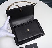 YSL Sunset Medium  black color Size  22 x 8 x 16 cm  - 3