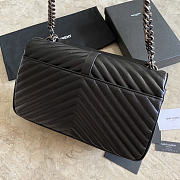 YSL lolou messenger bag  black color size 32 cm  - 3