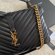 YSL lolou messenger bag  black color size 32 cm  - 6