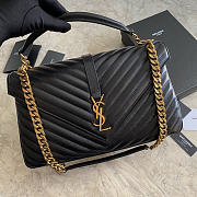 YSL lolou messenger bag  black color size 32 cm  - 5