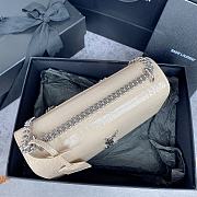 YSL Crocodile pattern sunset bag Size: 22x8x16 - 5