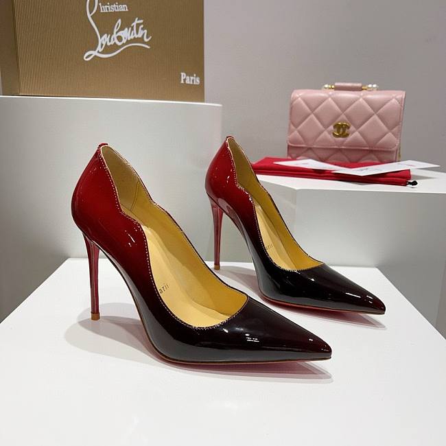 L0uboutin red bottom shoes Hot chick - 1