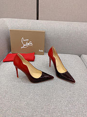 L0uboutin red bottom shoes Hot chick - 2