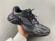 Balenciaga  Monday leather sneakers in black - 3