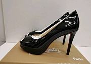 Christian Louboutin New Very Prive high heels patent leather - Heel height: 120 mm  - 5