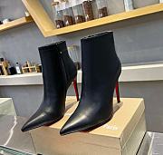 Louboutin So Kate Booty 85 mm black calf skin - 4