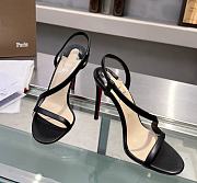 Christian Louboutin Rosalie black high heels - heels height: 10cm - 3