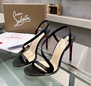 Christian Louboutin Rosalie black high heels - heels height: 10cm - 4