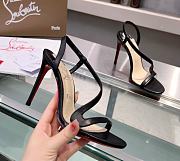 Christian Louboutin Rosalie black high heels - heels height: 10cm - 5