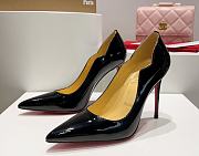 Christian Louboutin Hot Chick Black - heels height : 100 mm Pumps  - 5