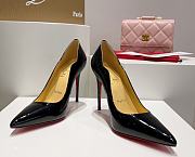 Christian Louboutin Hot Chick Black - heels height : 100 mm Pumps  - 4