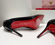 Christian Louboutin Hot Chick Black - heels height : 100 mm Pumps  - 3