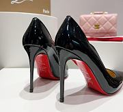 Christian Louboutin Hot Chick Black - heels height : 100 mm Pumps  - 2