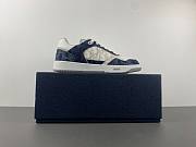 Dior B27 Low Denim Blue White Dior Tears Oblique Galaxy Leather - 3SN272ZWZ_H580 - 2