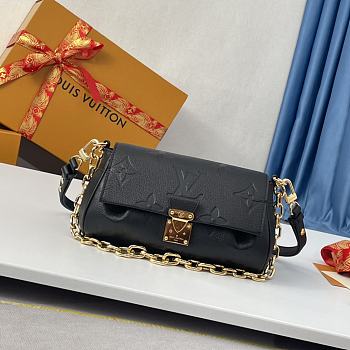 Louis Vuitton Favourite Favorite Monogram Empreinte Leather Black - M45813 - M45813 - 24x14x9 cm
