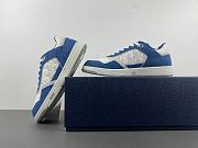 Dior B27 Low White Blue Denim - 3SN272 ZAC_H580 - 2