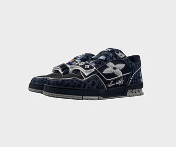 Louis Vuitton LV Trainer Sneaker Blue  - 1ADE35