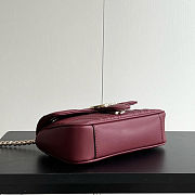 Gucci Gg Marmont Mini Shoulder Bag Rosso Ancora - 446744 - size: 22*13*6cm - 3