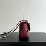 Gucci Gg Marmont Mini Shoulder Bag Rosso Ancora - 446744 - size: 22*13*6cm - 5