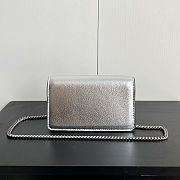 Gucci Dionysus super mini bag in silver - 476432 1TRBN 8173 - size 16.5x10x4.5cm - 4