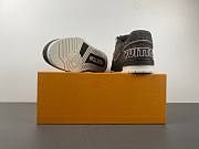 Louis Vuitton LV Trainer Mocha Brown Crocodile - 1ADE1Z - 5