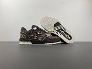 Louis Vuitton LV Trainer Mocha Brown Crocodile - 1ADE1Z - 4