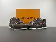 Louis Vuitton LV Trainer Mocha Brown Crocodile - 1ADE1Z - 3